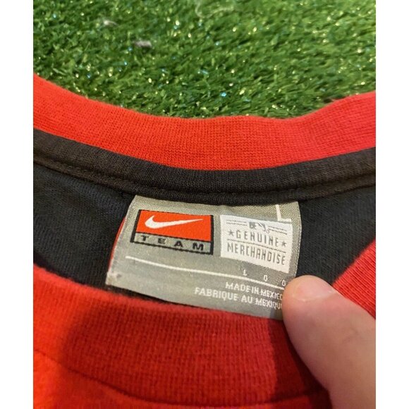 Vintage Cincinnati Reds shirt mens large Nike spell out red Y2K retro L - Picture 2 of 10